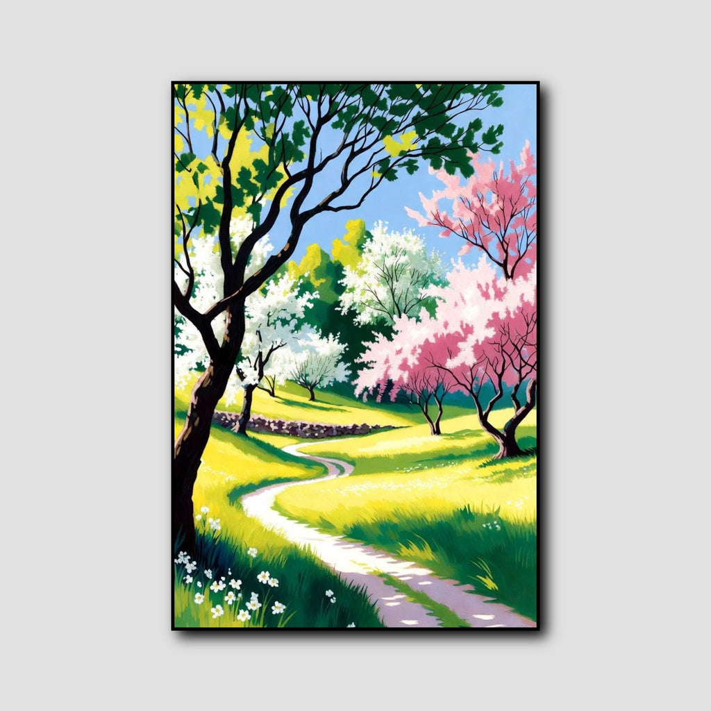 Tableau Balade au Printemps style 1