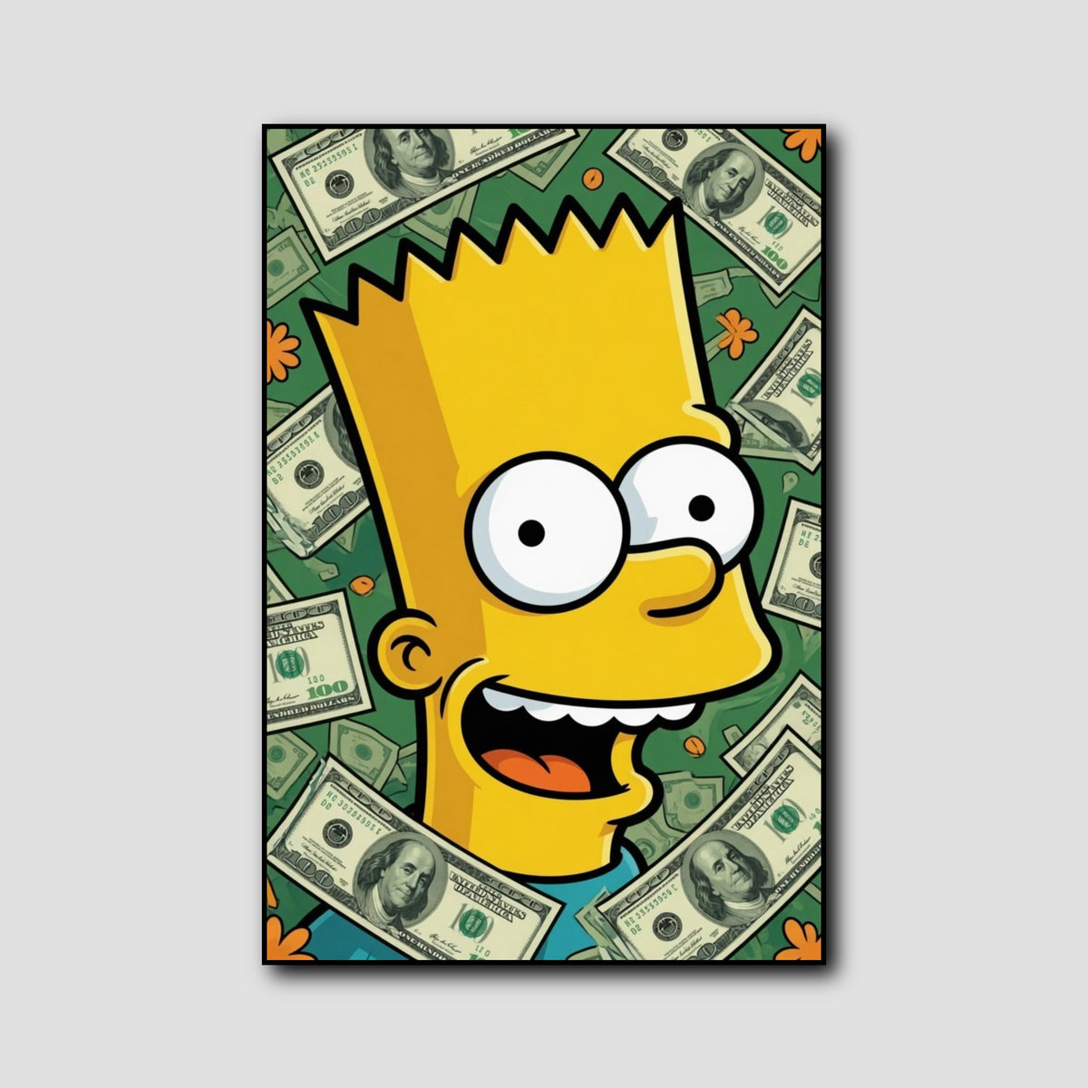 Tableau Bart Simpson Pop Art style 2