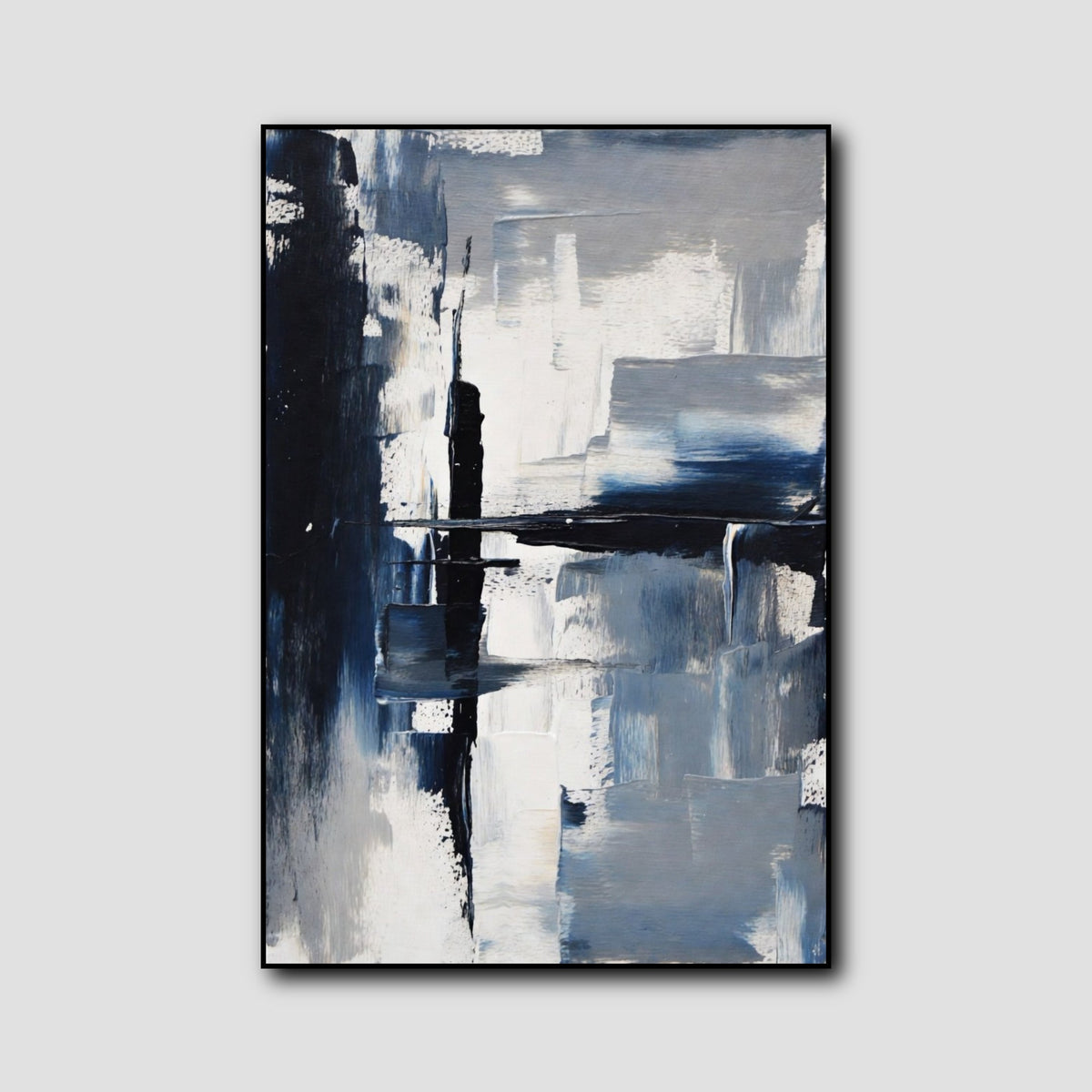 Tableau Blanc et Gris Moderne style 2