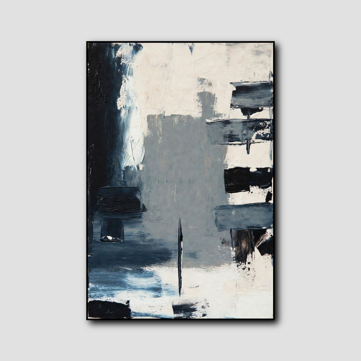 Tableau Blanc et Gris Moderne style 3