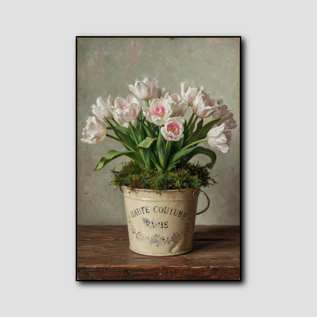 Tableau Bouquet de Fleurs Ancien style 1