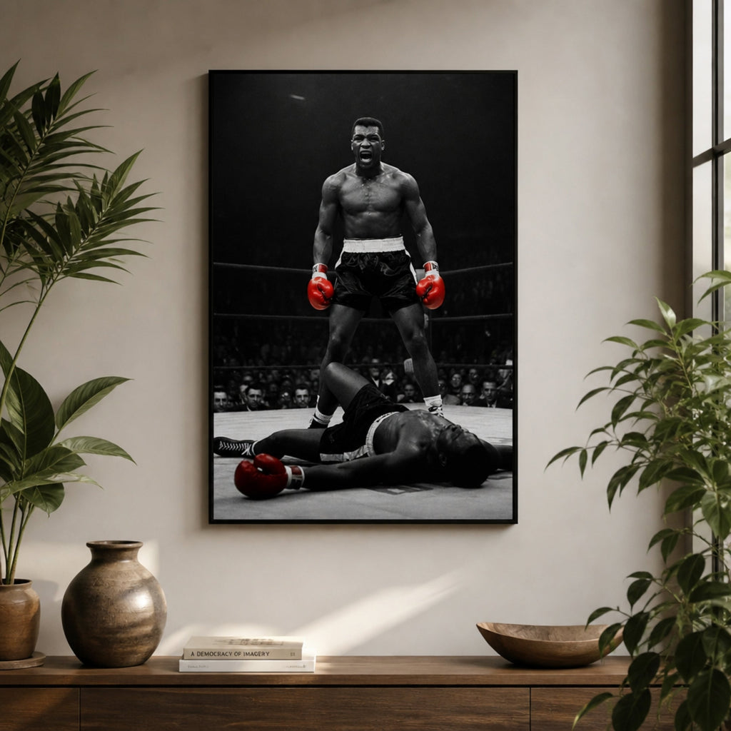 Tableau Boxe Muhammad Ali pour salon