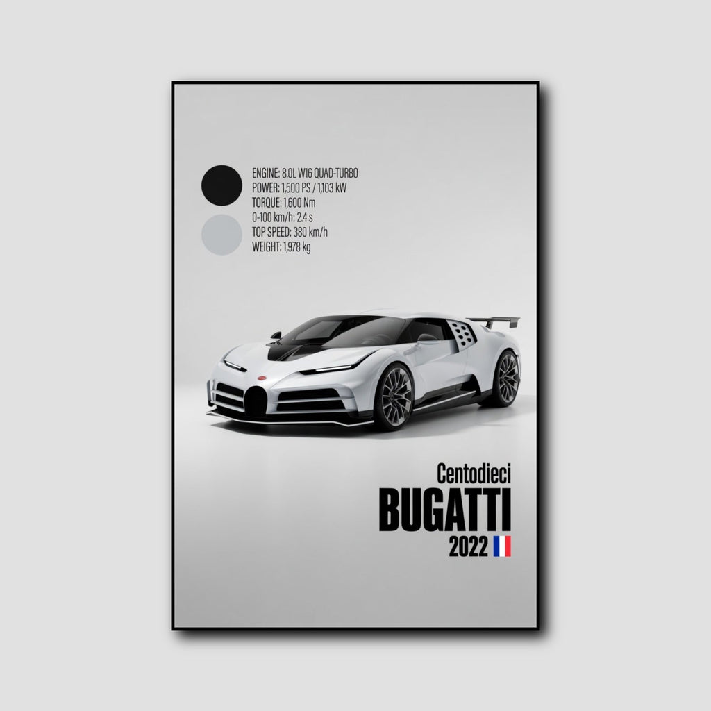 Tableau Bugatti style 1