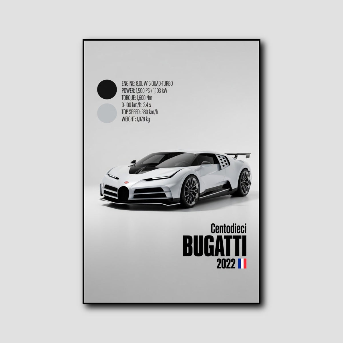 Tableau Bugatti style 1
