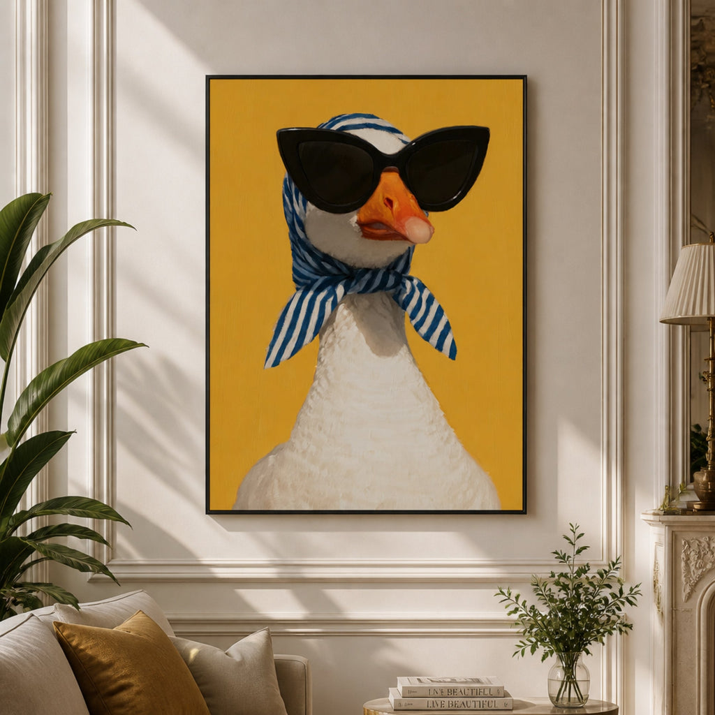 Tableau Canard Original pour salon