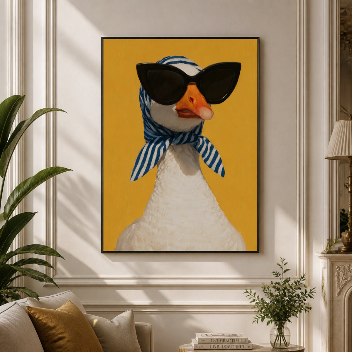 Tableau Canard Original pour salon