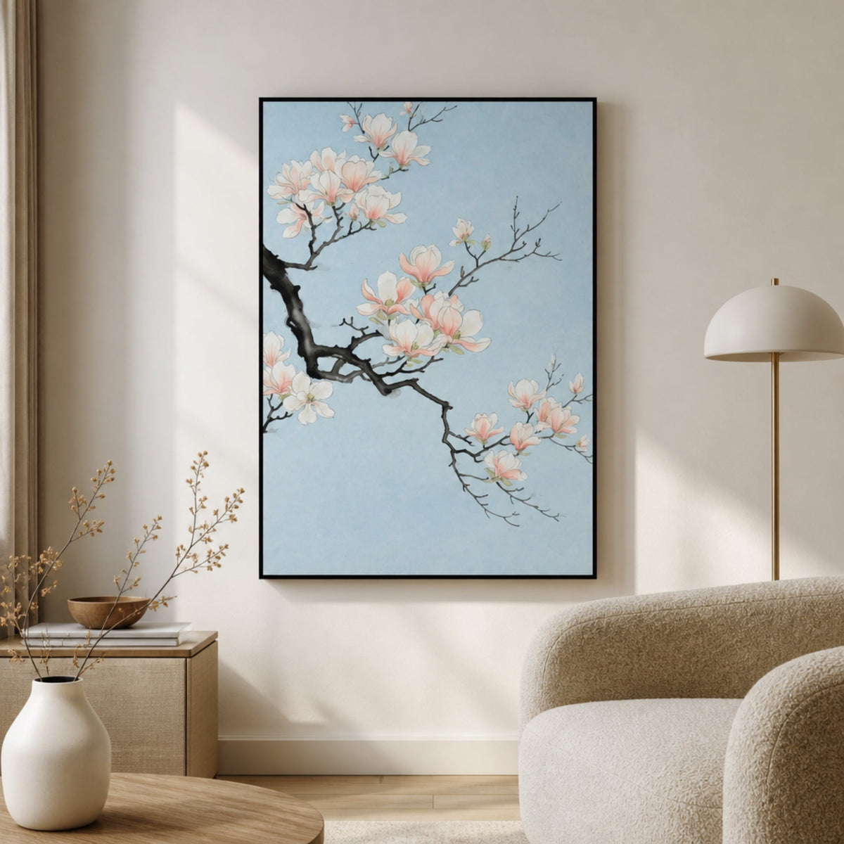 Tableau Cerisier Japonais Sakura pour salon