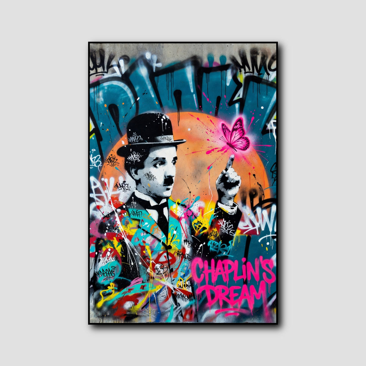 Tableau Charlie Chaplin style 1