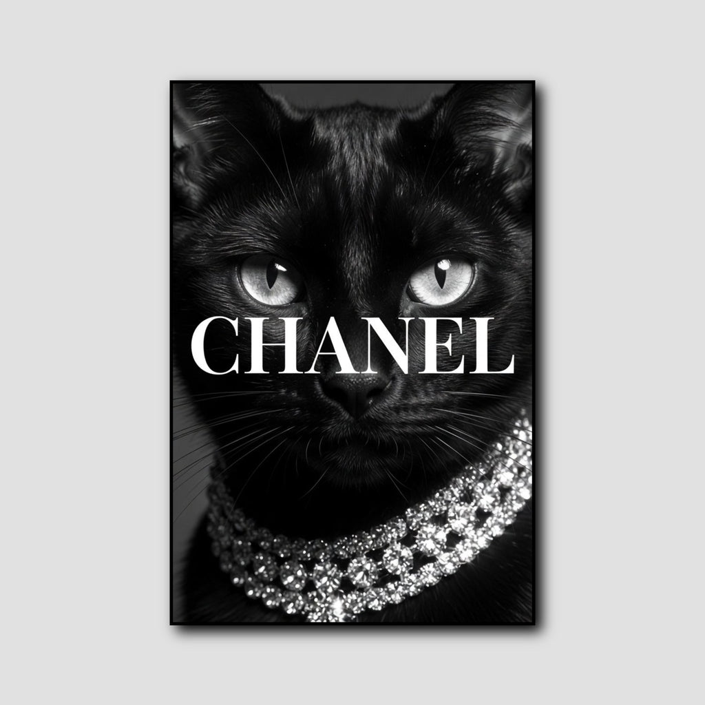 Tableau Chat Luxe style 1