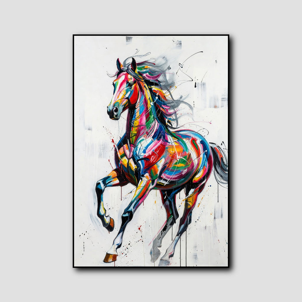 Tableau Cheval Moderne style 1