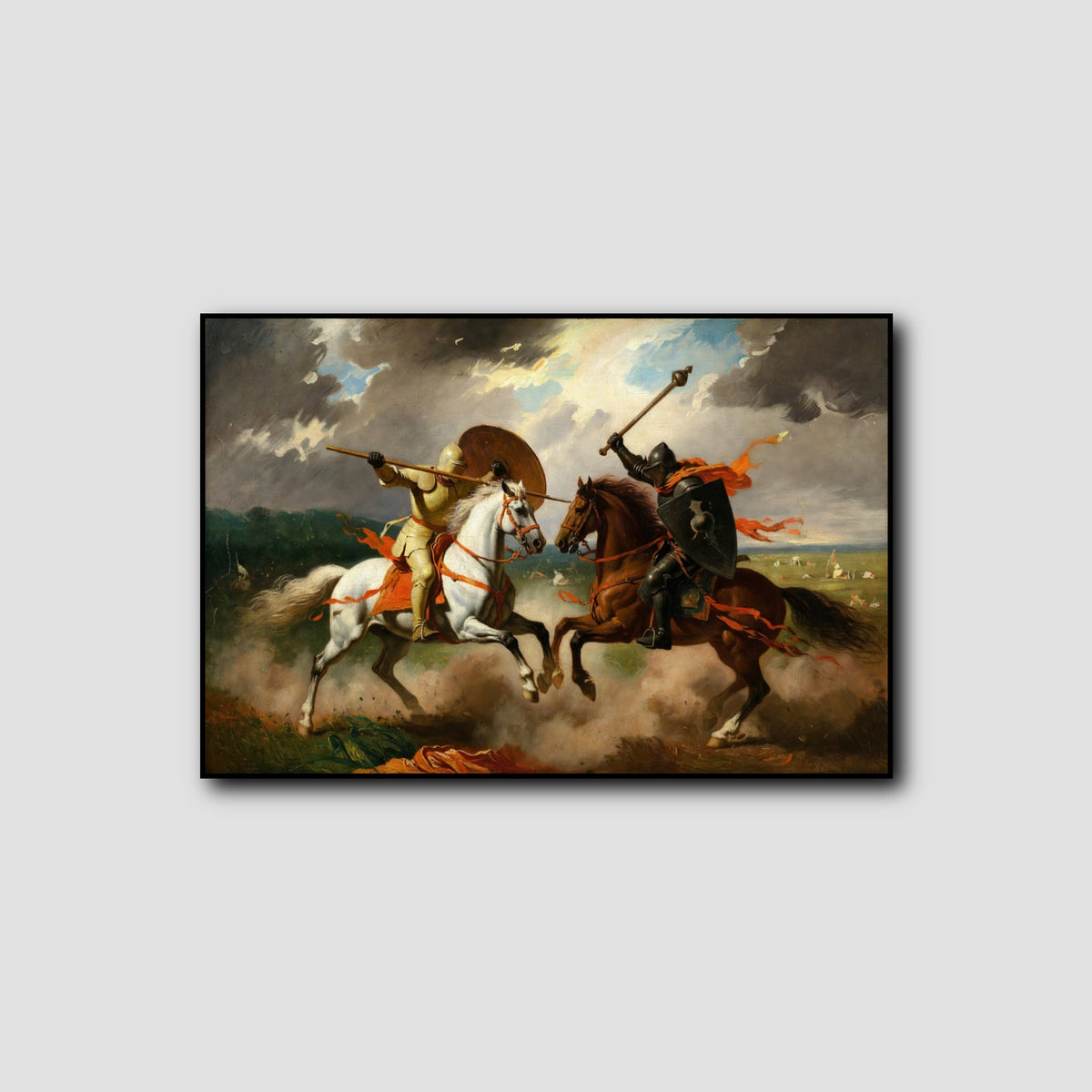 Tableau Chevalier Français style 1