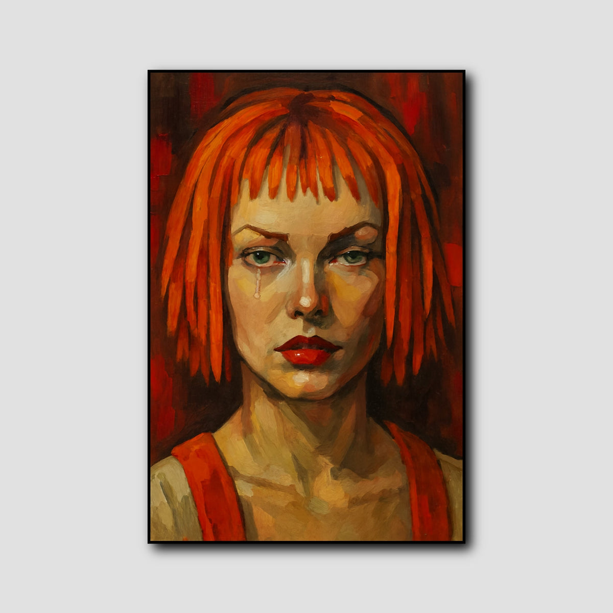 Tableau Cinquième Élément Milla Jovovich Leeloo style 1