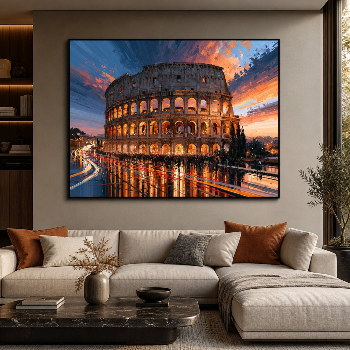 Tableau Colisée de Rome pour salon