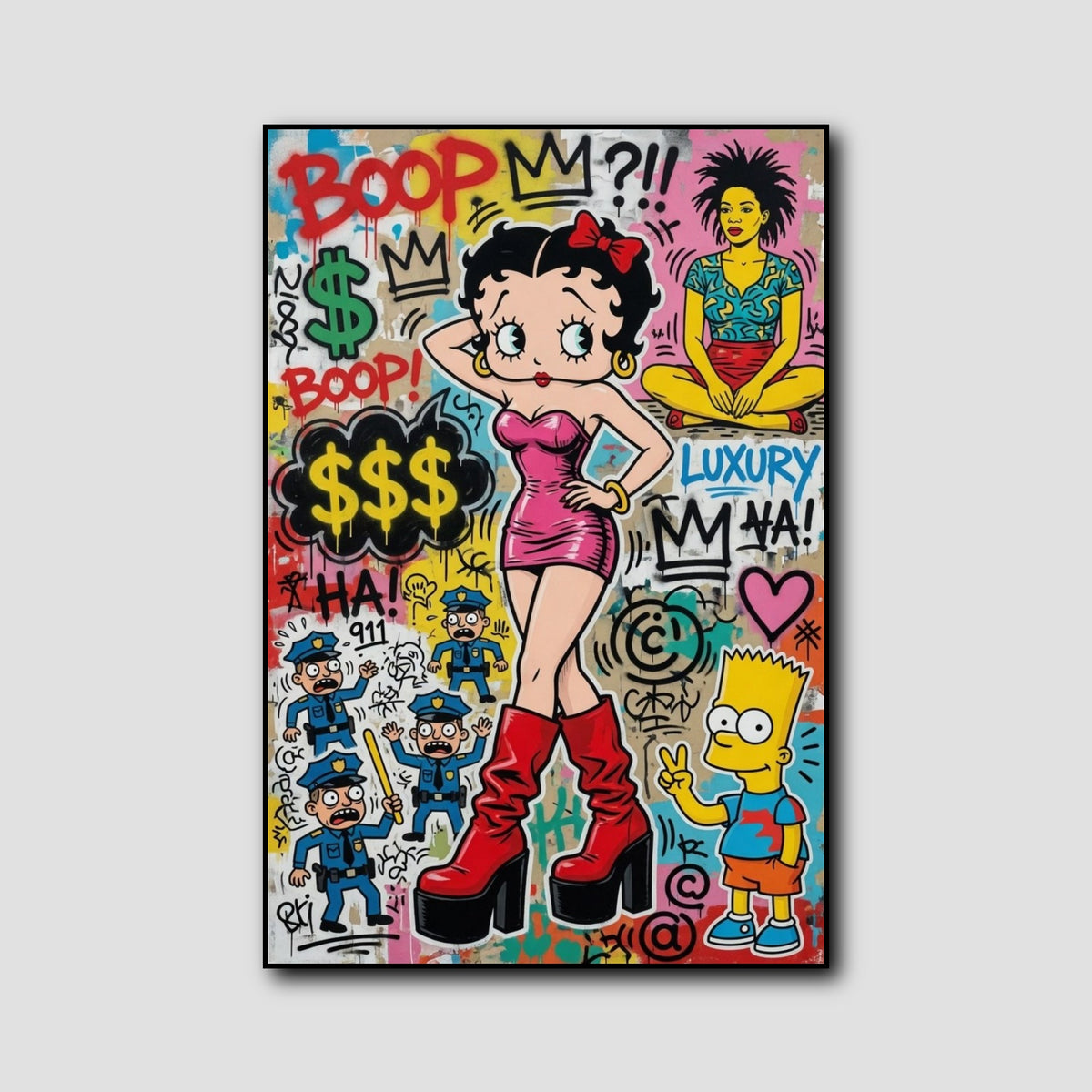 Tableau Collage Pop Art style 1