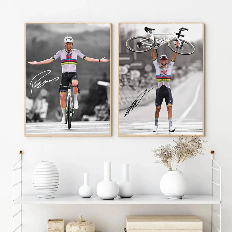 Tableau Cycliste Victoire dans Salon