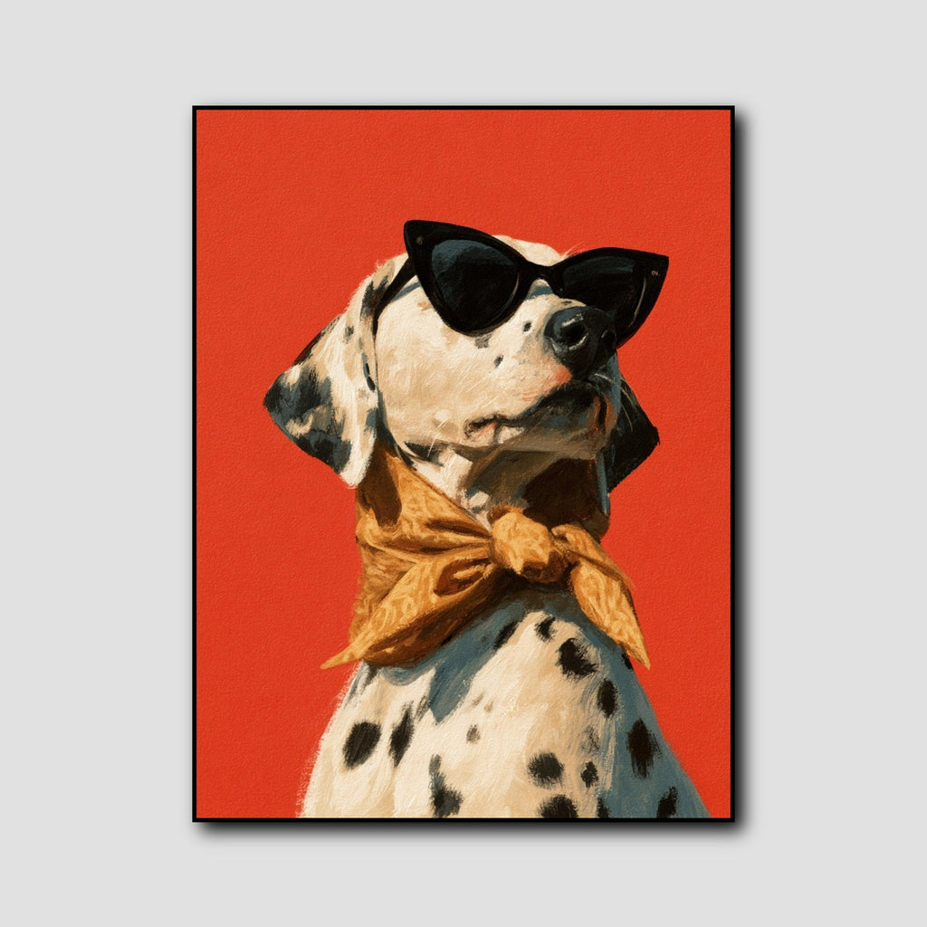 Tableau Dalmatien Pop Art style 1