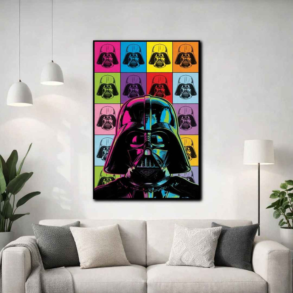 Tableau Dark Vador Pop Art pour salon