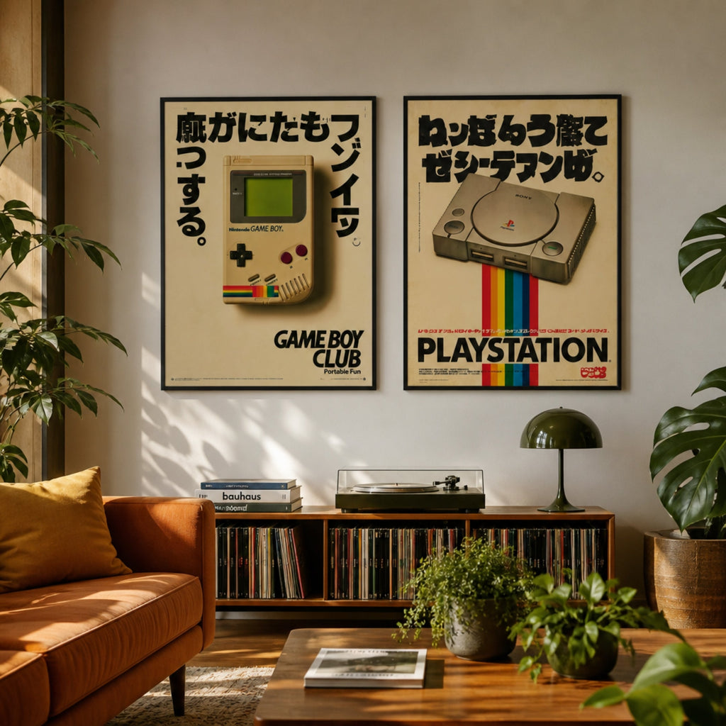 Tableau Déco Retro Gaming dans salon