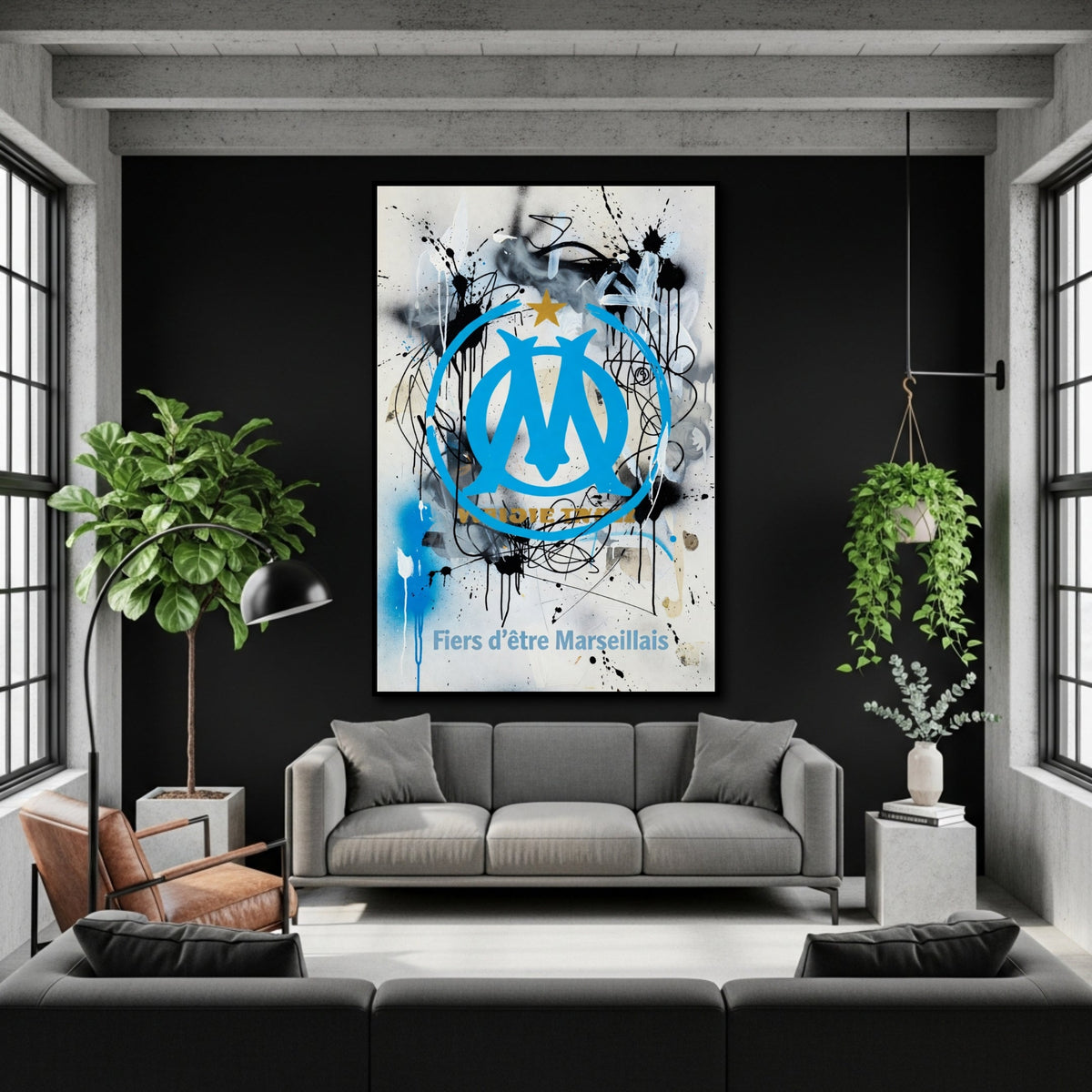 Tableau Decoration Om pour salon