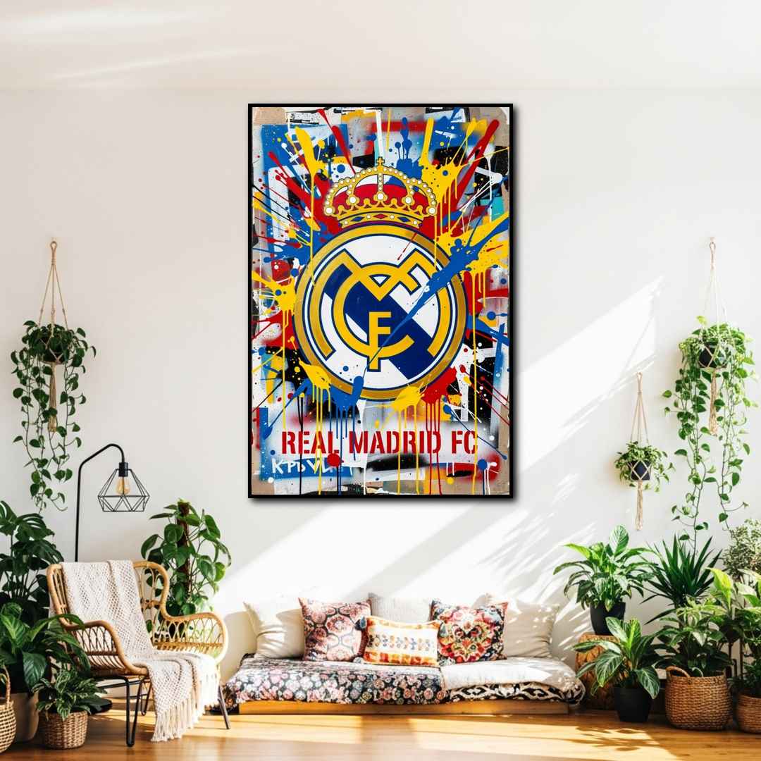 Tableau Decoration Real Madrid pour salon