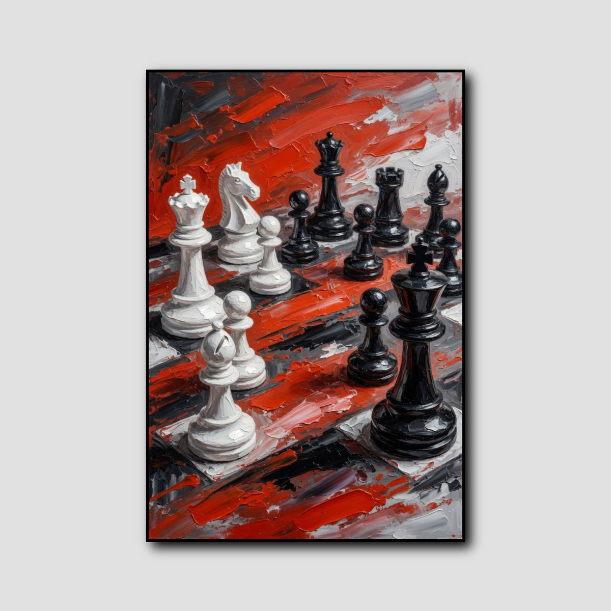 Tableau Duel d'Échec style 1
