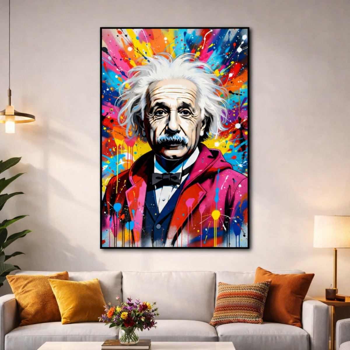 Tableau Einstein pour salon