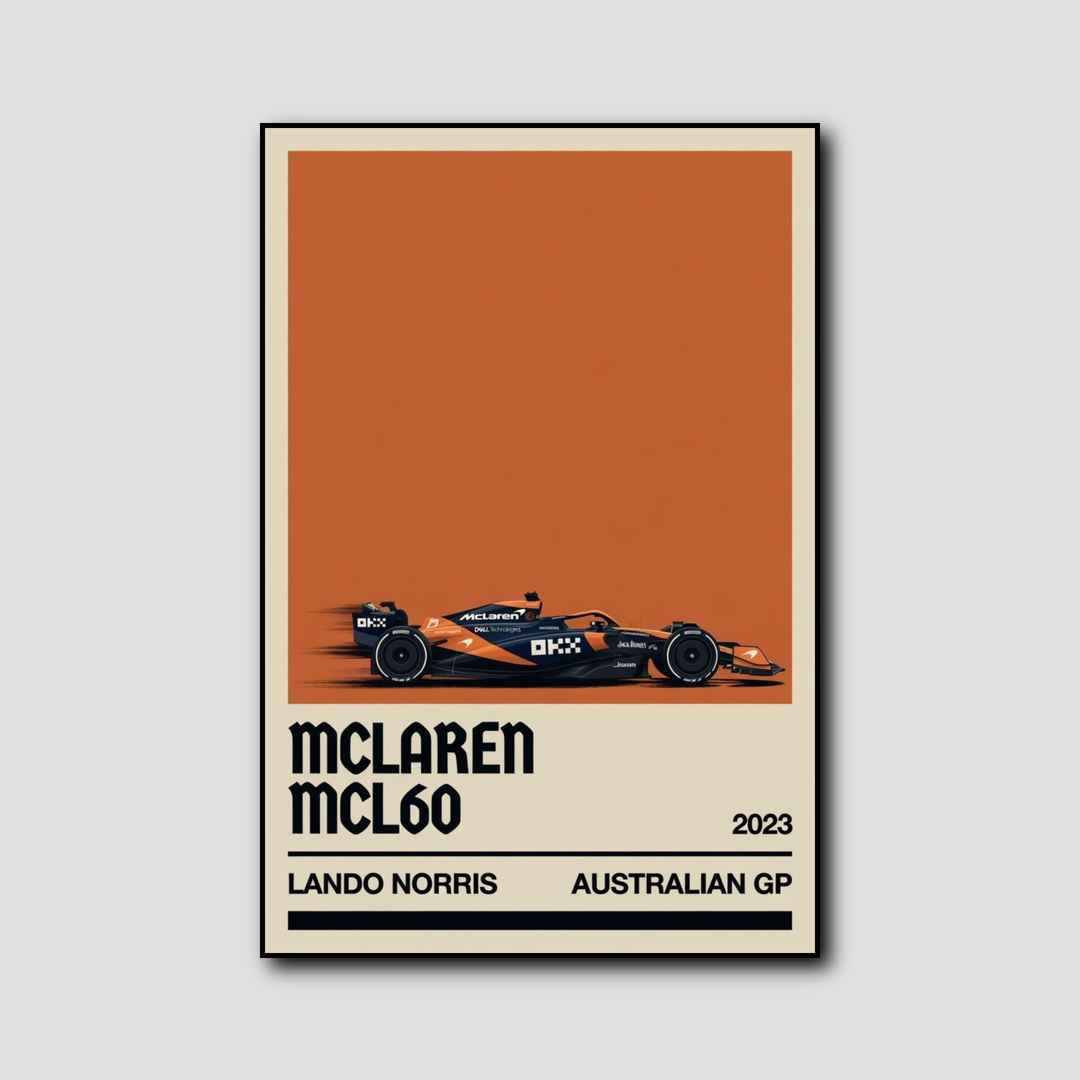 Tableau F1 McLaren style 1