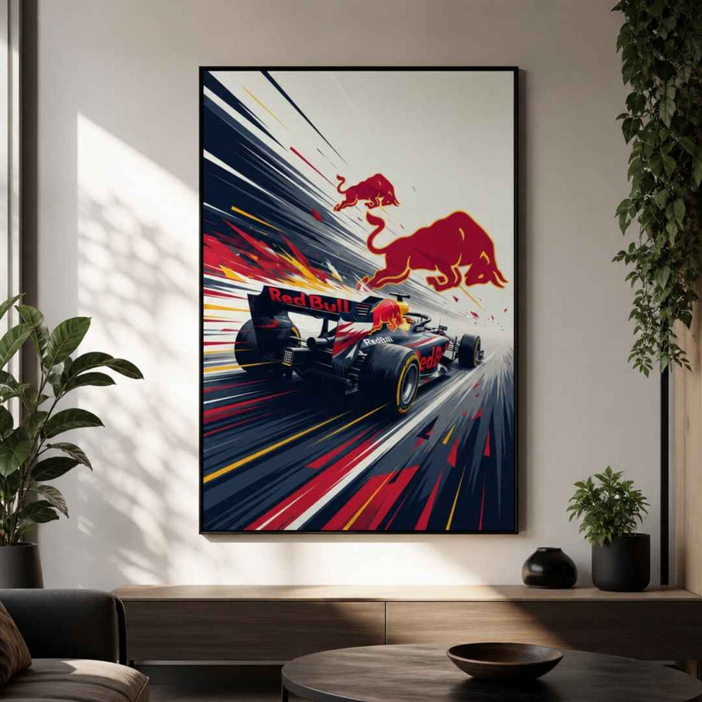 Tableau F1 Red Bull pour salon