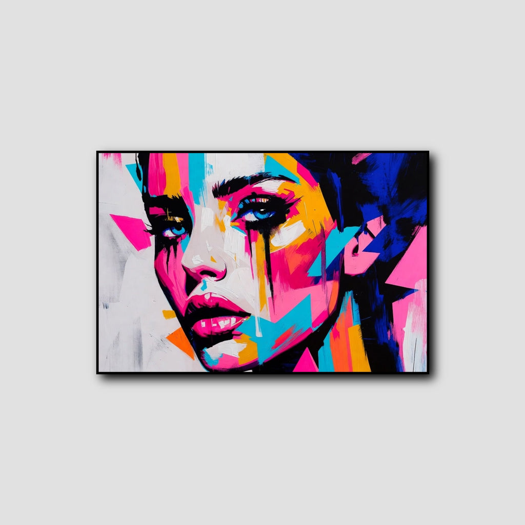 Tableau Femme Coloré Contemporain style 1