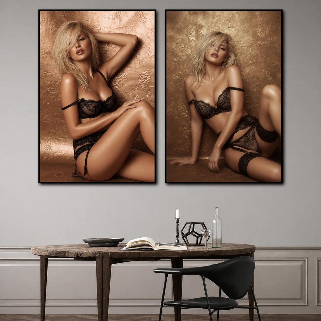 Tableau Femme Sensuelle dans salon