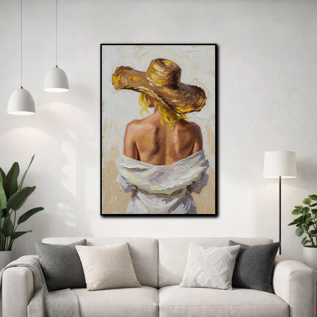 Tableau Femme de Dos pour salon