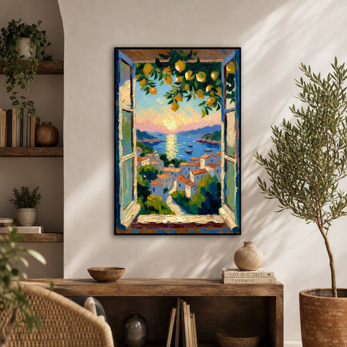 Tableau Fenêtre Ouverte Sur La Mer pour salon
