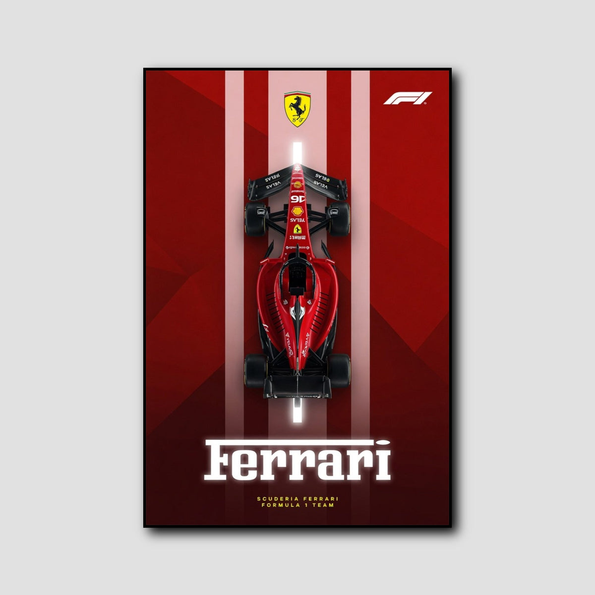 Tableau Ferrari Formule 1 style 2