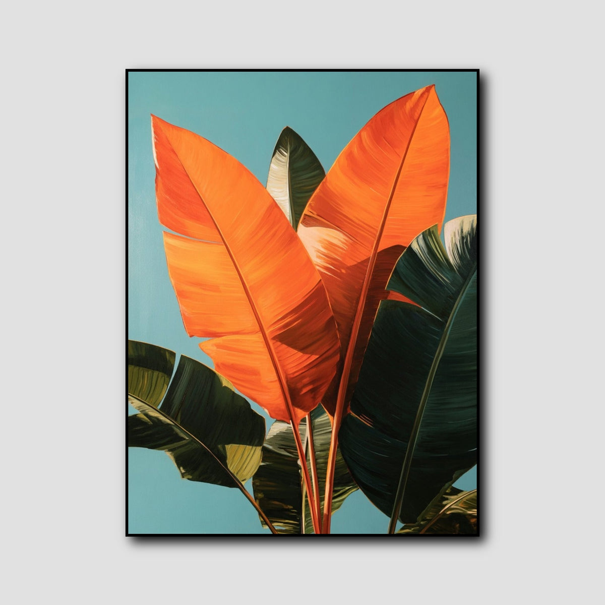 Tableau Feuille Couleur Moderne style 1
