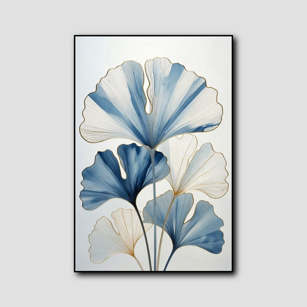 Tableau Feuille de Ginkgo style 1