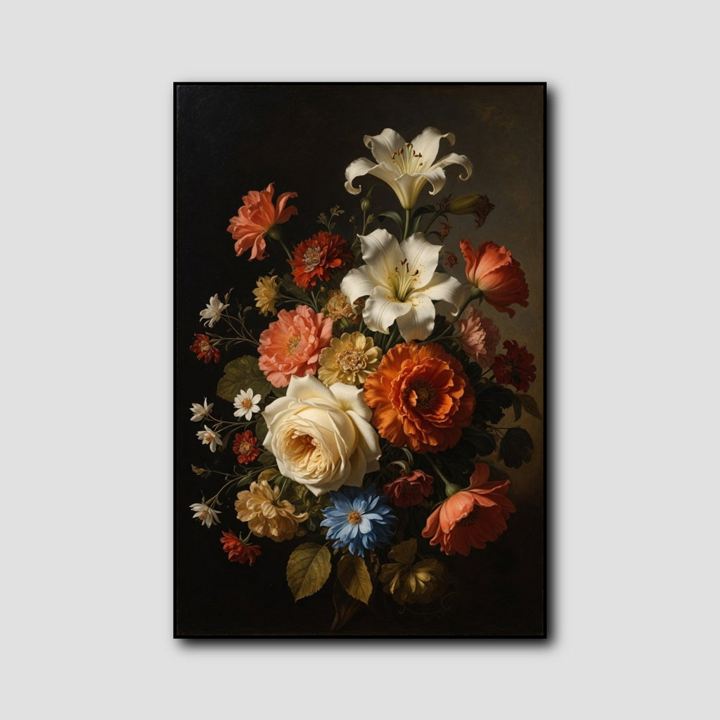 Tableau Fleur Vintage style 2