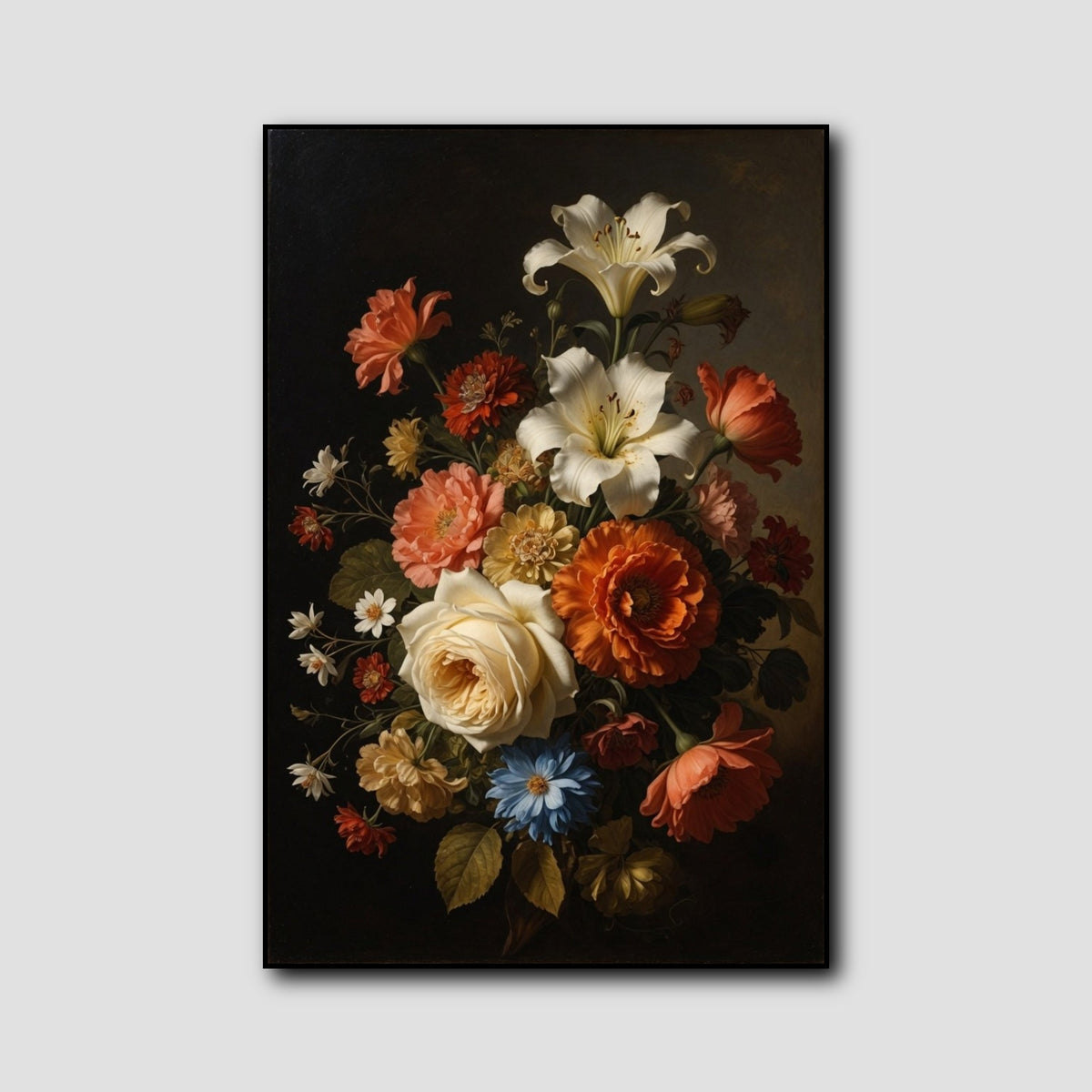 Tableau Fleur Vintage style 2