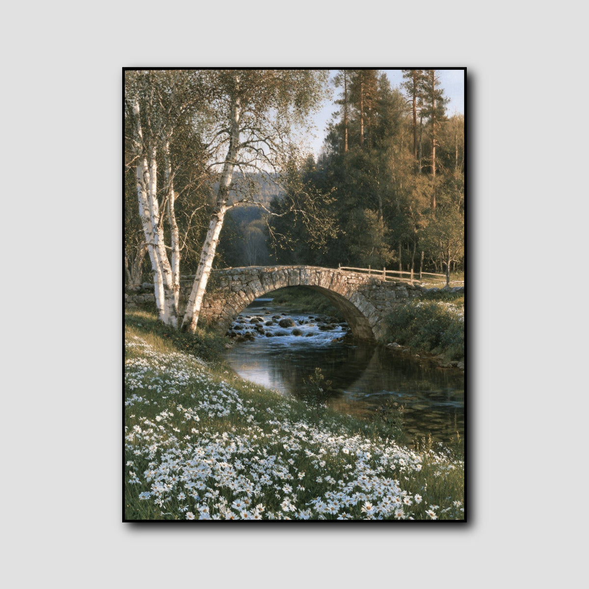 Tableau Forêt Pont style 1