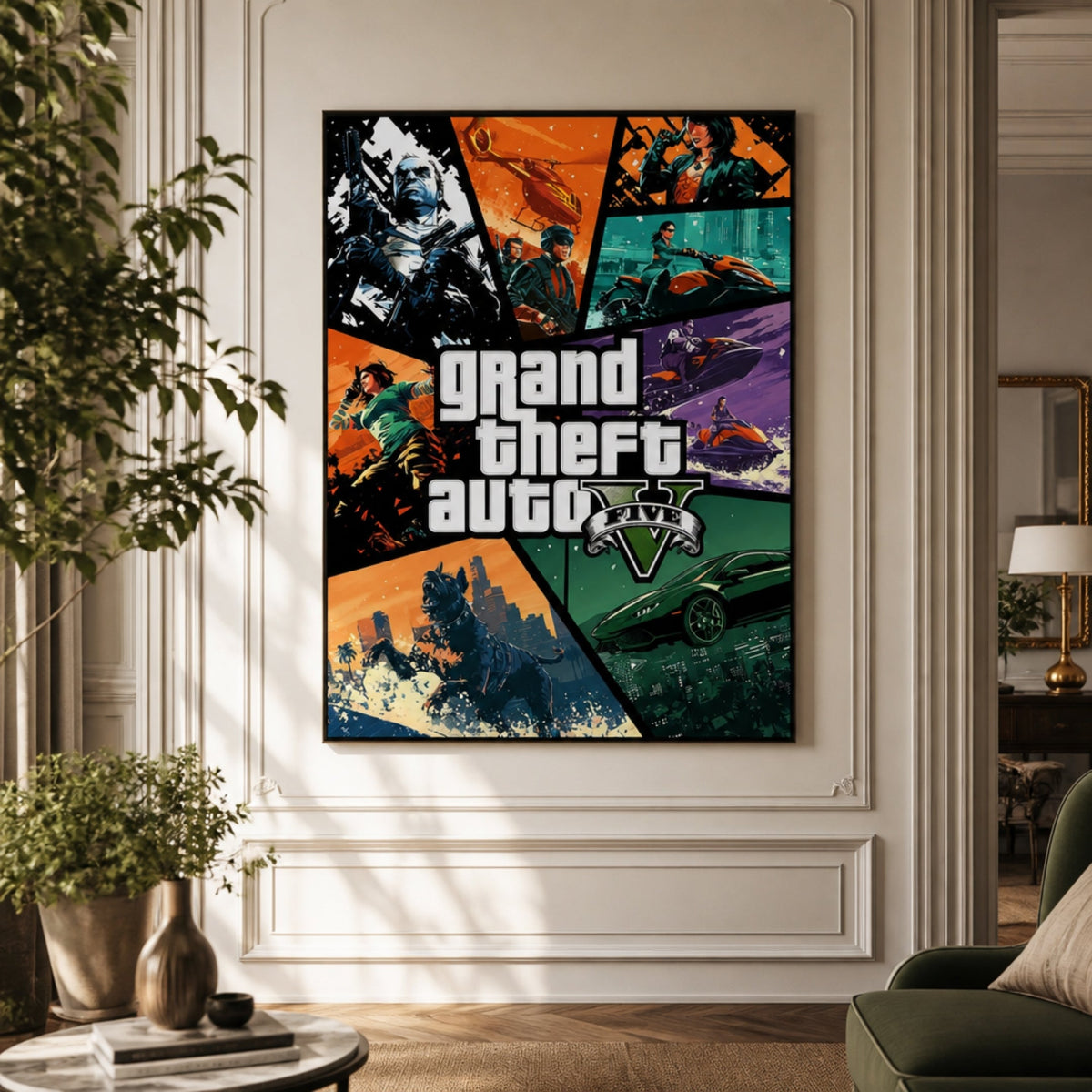 Tableau GTA Los Santos pour salon