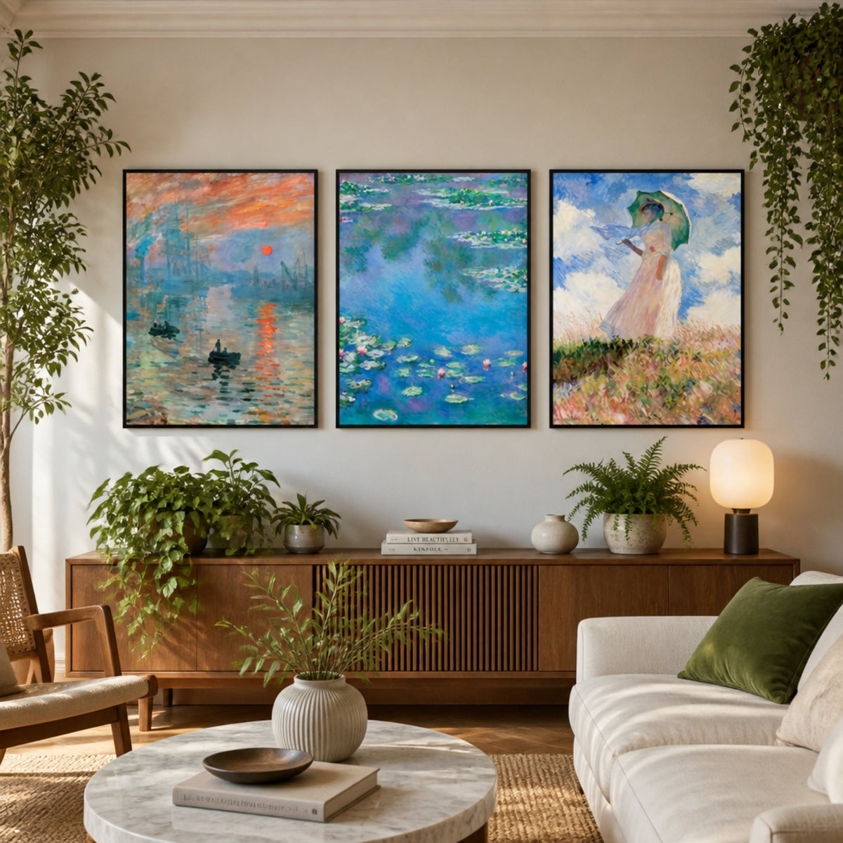 Tableau Galerie Murale Moderne pour salon