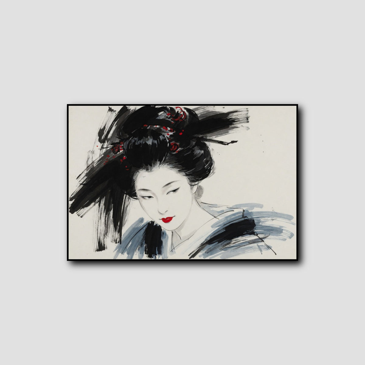 Tableau Geisha Japonais style 1