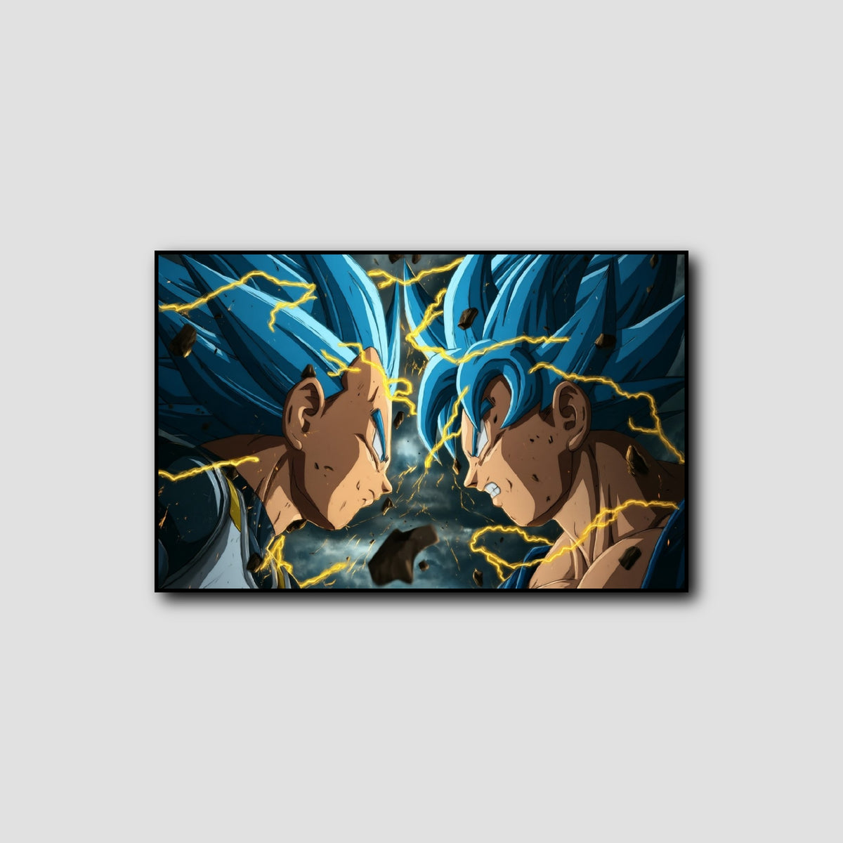 Tableau Goku vs Vegeta style 1