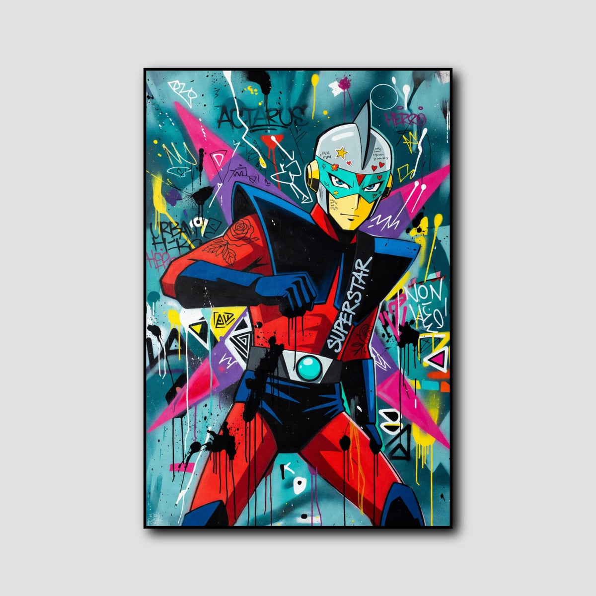 Tableau Goldorak Actarus style 1