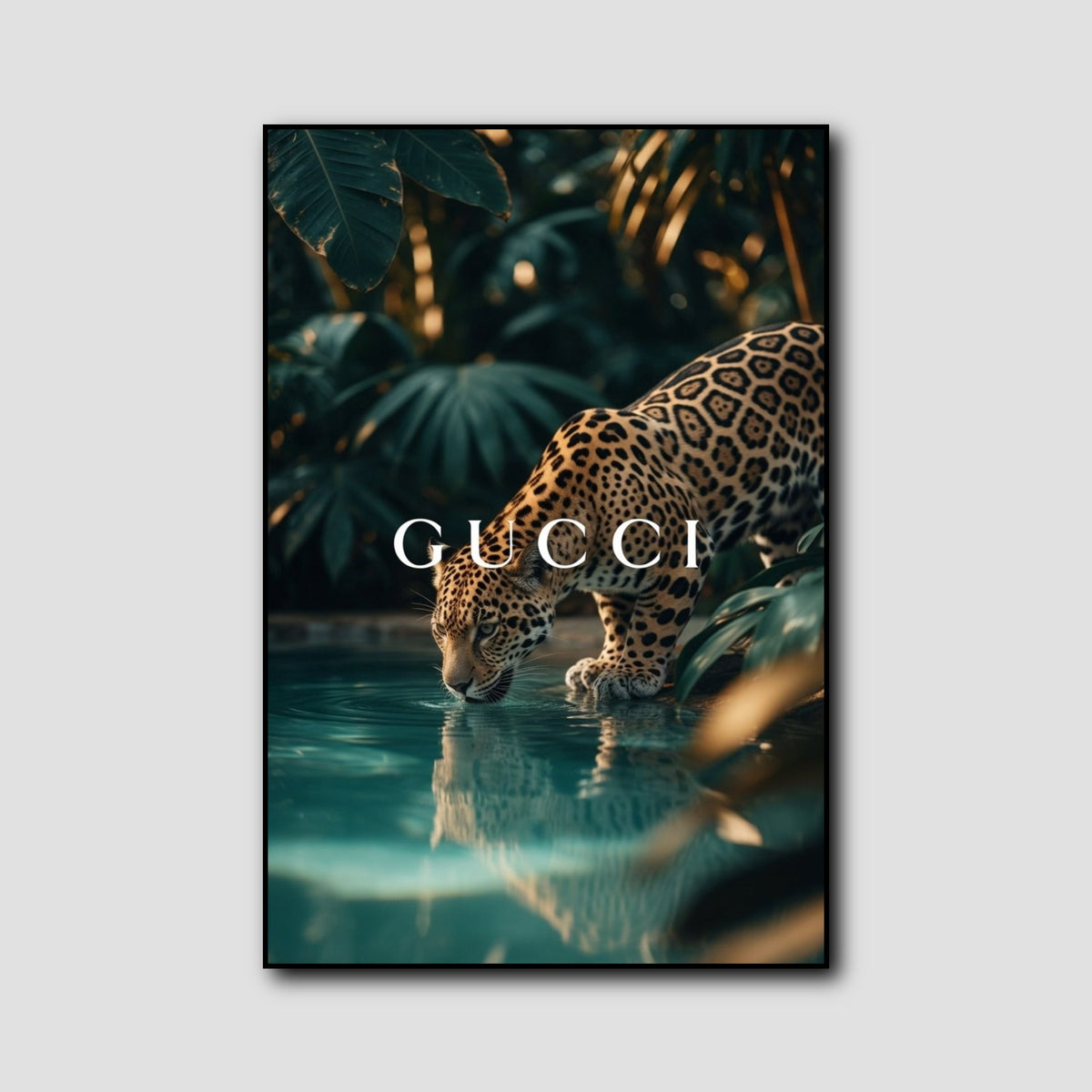 Tableau Gucci Léopard style 1