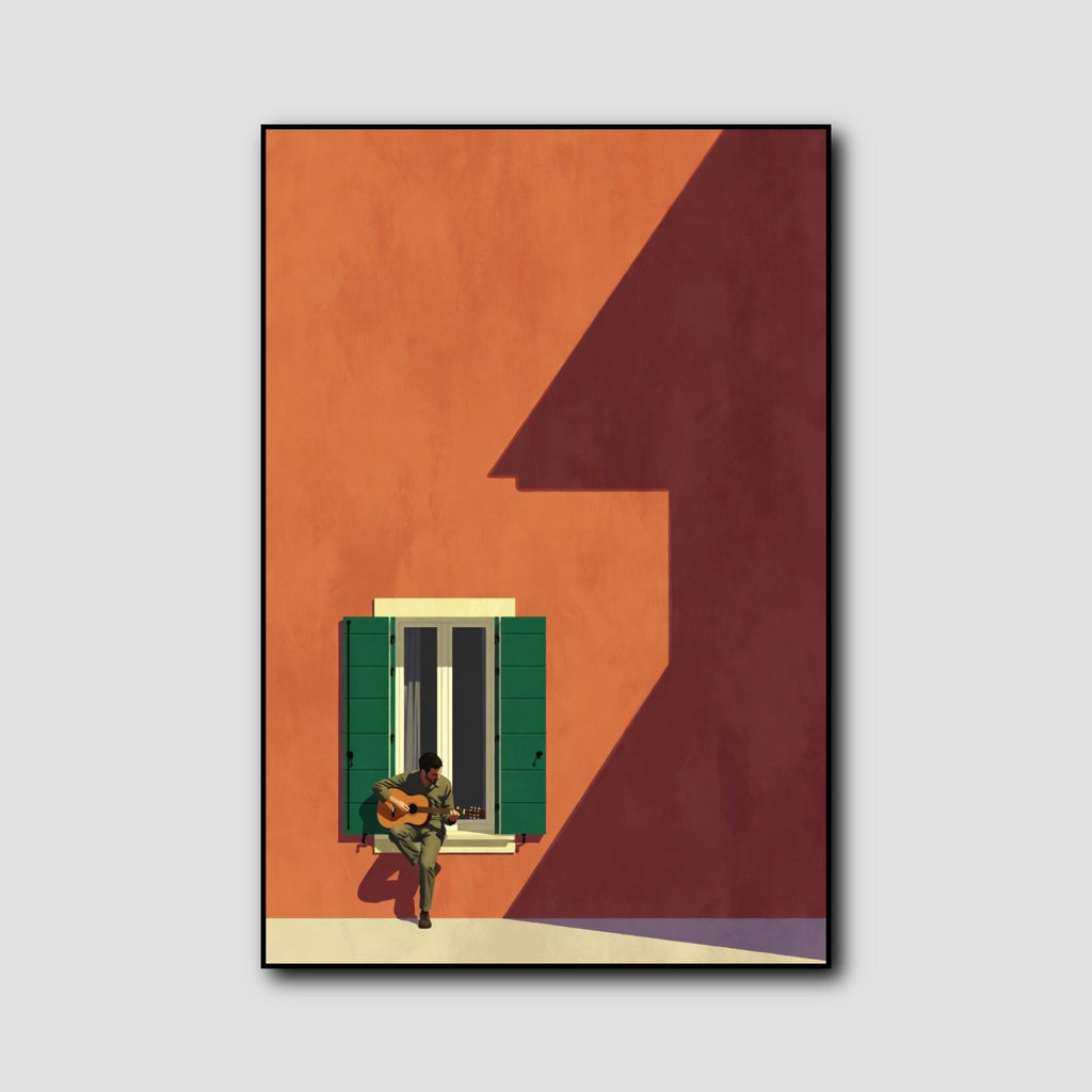Tableau Guitariste Moderne style 1