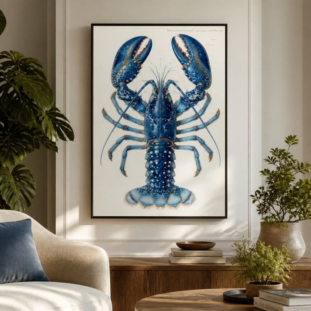 Tableau Homard pour salon