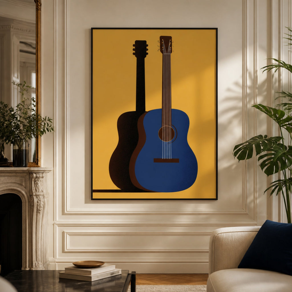 Tableau Instrument de Musique pour salon