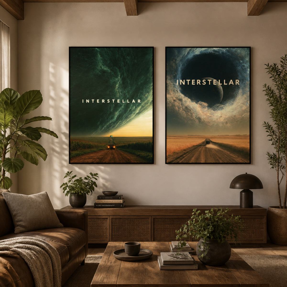 Tableau Interstellar dans salon
