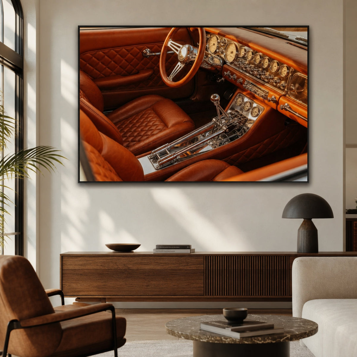 Tableau Intérieur Voiture de Luxe pour salon