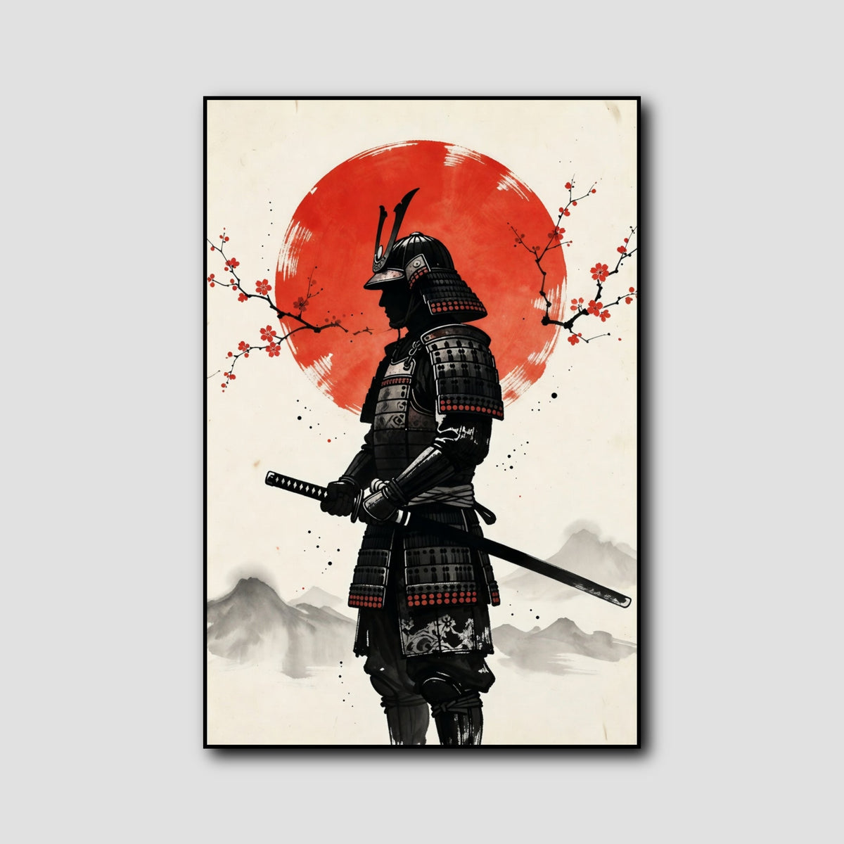Tableau Japonais Samouraï style 1